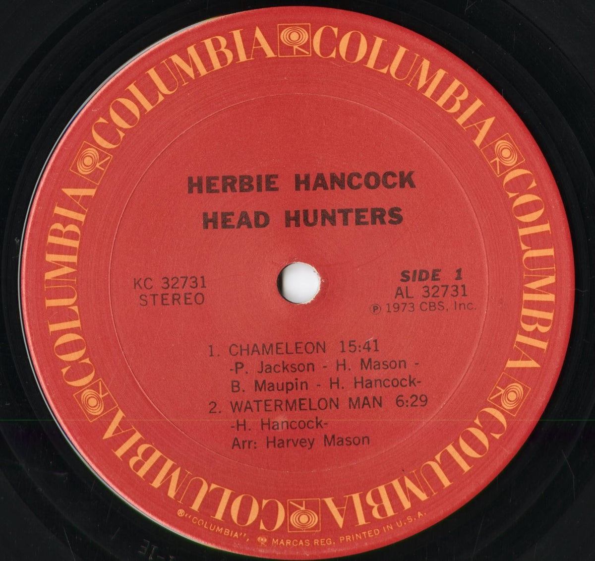 Herbie Hancock - Head Hunters (KC 32731) 1973 US Columbia|中古LP