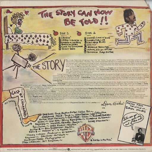 Dan Hicks - It Happened One Bite (BSK 3158) 1978 US Warner Bros|中古LP