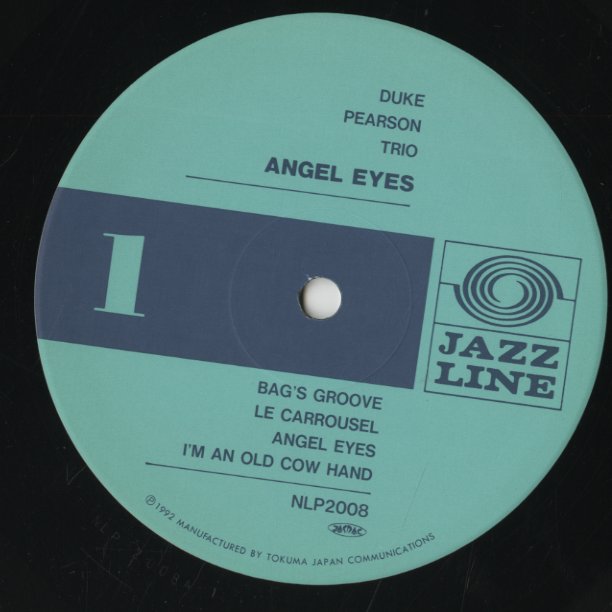 Duke Pearson / デューク・ピアソン / Angel Eyes (NLP2008)