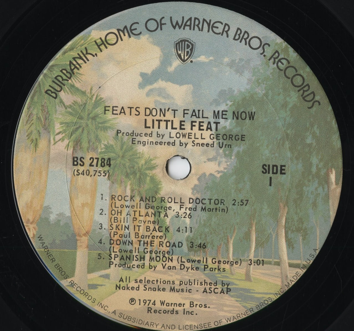 Little Feat - Feats Don't Fail Me Now (BS 2784) 1974 US Warner Bros.|中古LP