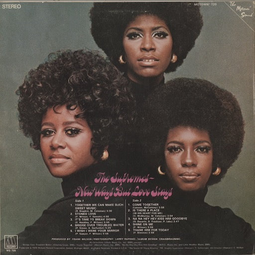 The Supremes - New Ways But Love Stays (MS-720) 1970 US Motown|中古LP