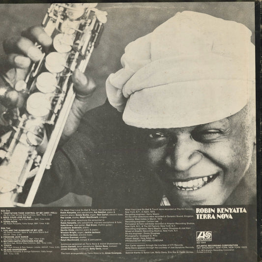 Robin Kenyatta - Terra Nova (SD1644) 1973 US Atlantic|中古LP