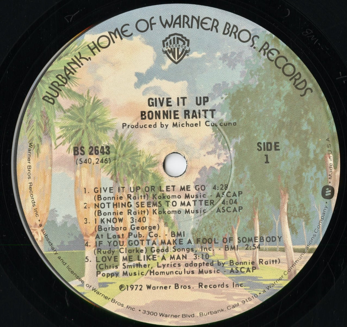 Bonnie Raitt - Give It Up (BS 2643) 1976 US Warner Bros.|中古LP