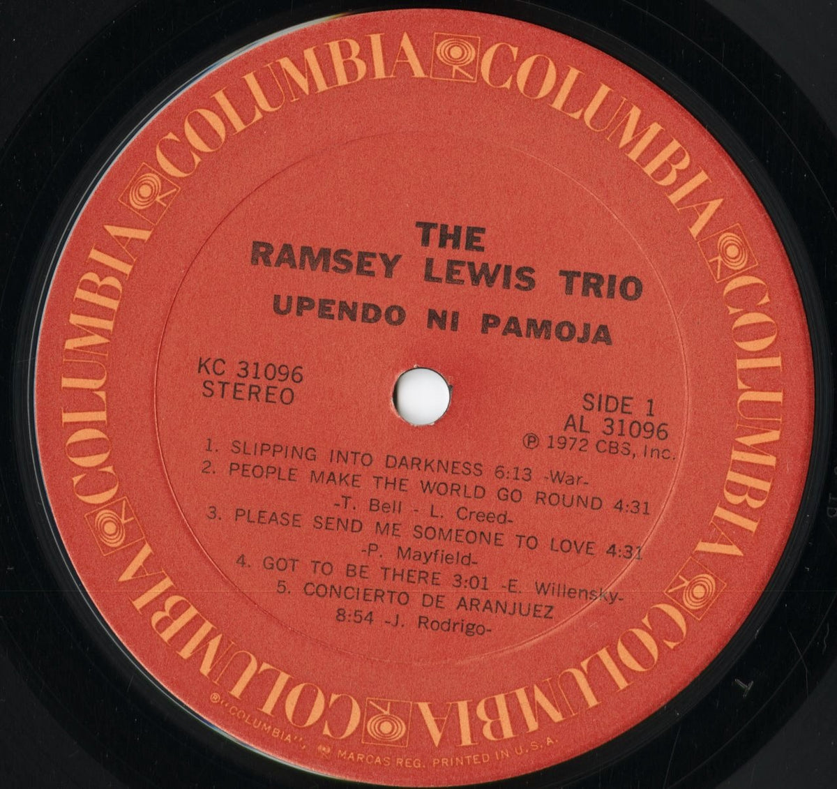 Ramsey Lewis – Upendo Ni Pamoja (KC 31096) 1972 US Columbia|中古LP