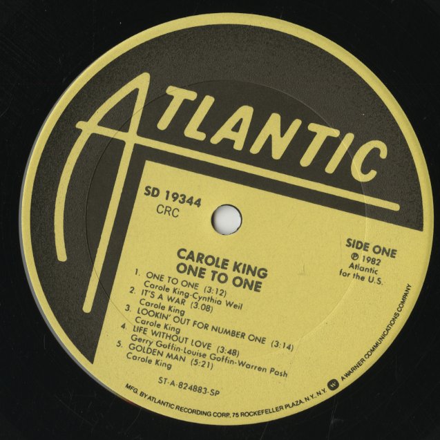 Carole King / キャロル・キング / One To One (SD19344)