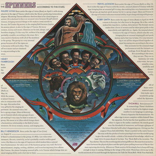 Spinners - Mighty Love (SD 7296) LP 1974 US Atlantic|中古LP