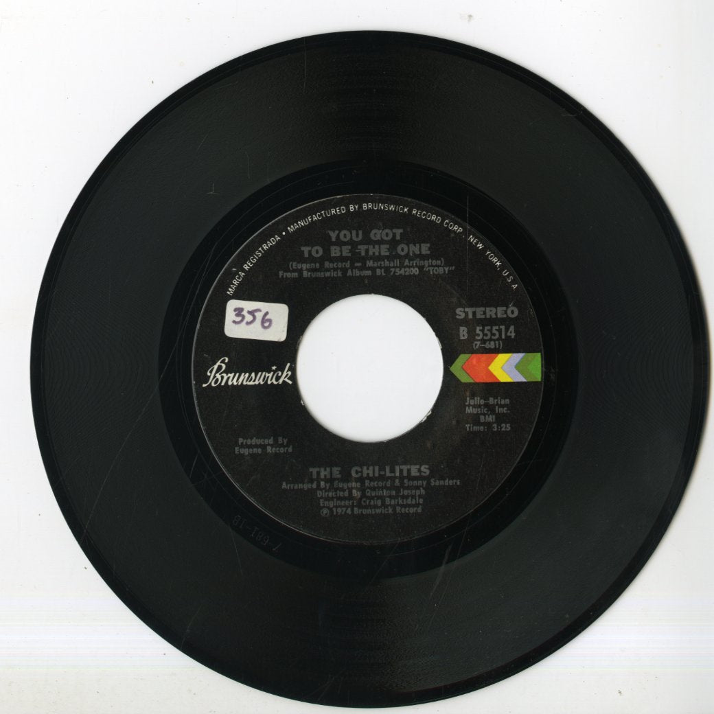 The Chi-Lites / チャイライツ / You Got To Be The One / Happiness Is Your Middle Name -7 (B55514)