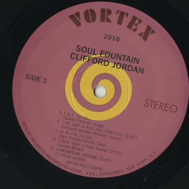 Clifford Jordan / クリフォード・ジョーダン / Soul Fountain -180g