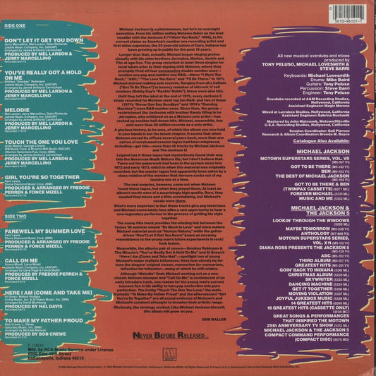 Michael Jackson - Farewell My Summer Love (6101MLA) LP 1984 US Motown|中古LP