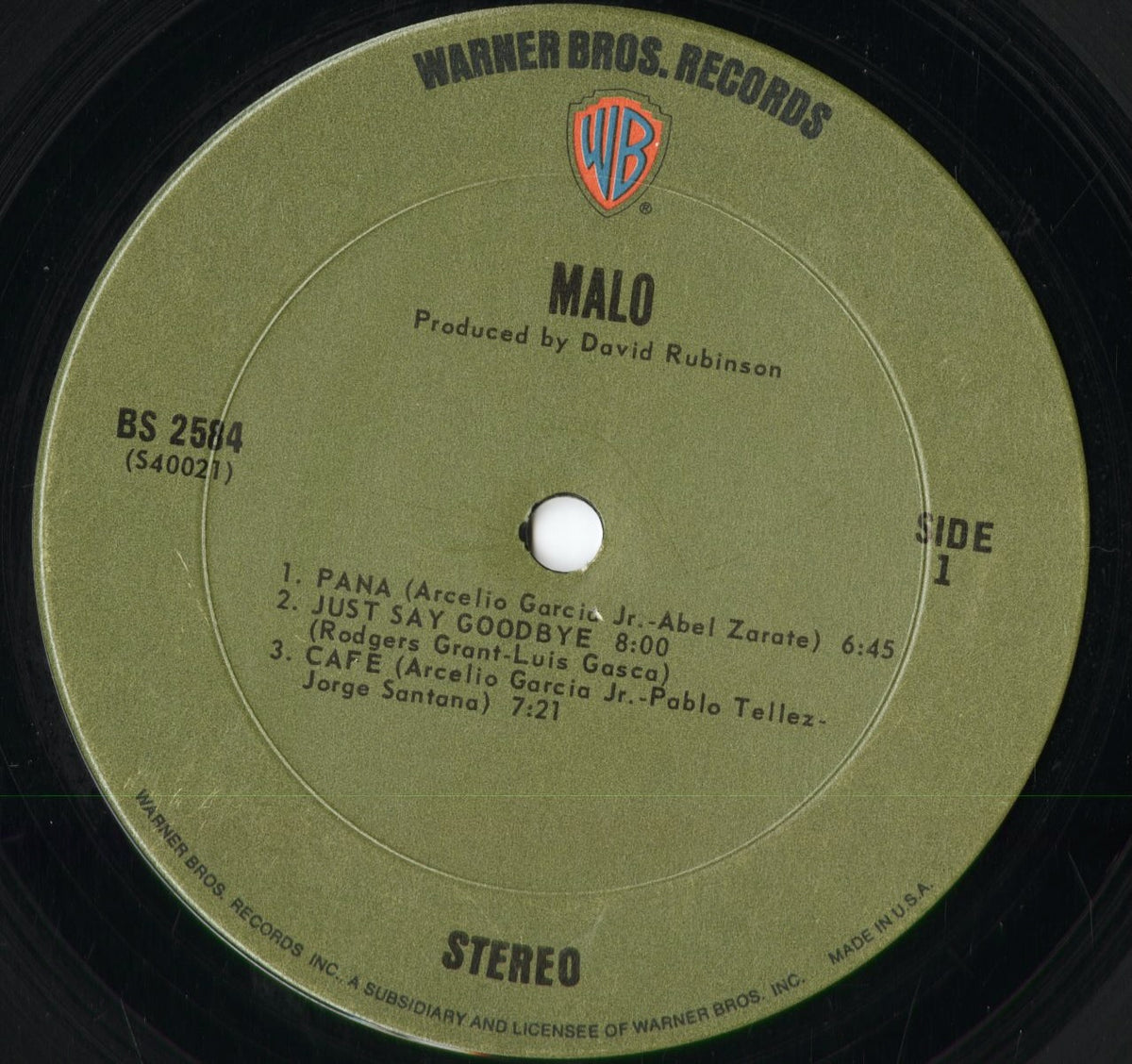 Malo - Malo (BS 2584) 1972 US Warner|中古LP