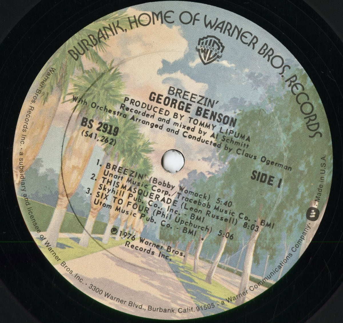 George Benson – Breezin' (BS 2919) 1976 US Warner Bros|中古LP