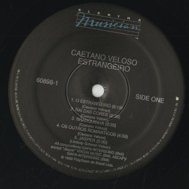 Caetano Veloso / カエターノ・ヴェローゾ / Estrangeiro (60898-1)
