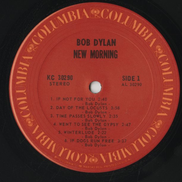 Bob Dylan / ボブ・ディラン / New Morning (KC 30290)