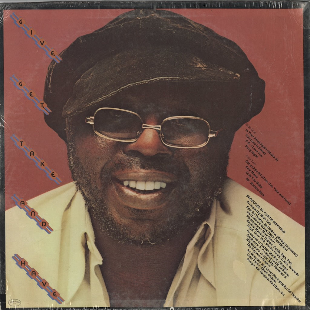 Curtis Mayfield / カーティス・メイフィールド / Give Get Take And Have (CU 5007)