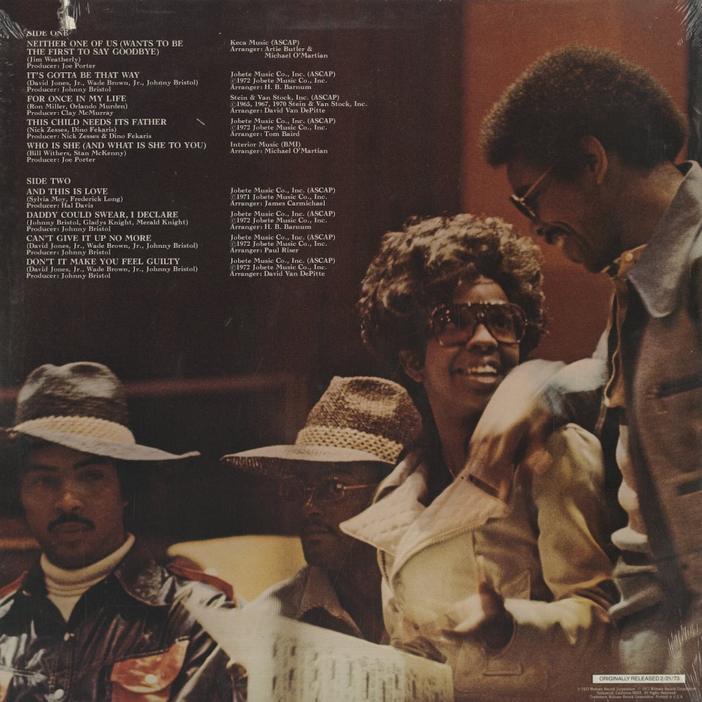 Gladys Knight & The Pips / グラディス・ナイト&ザ・ピップス / Neither One Of Us (M5-193V1)