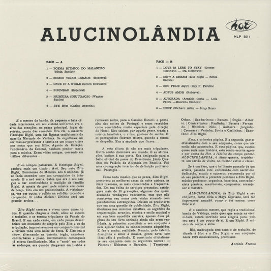 Zito Righi E Seu Conjunto – Alucinolandia (MRBLP243) 2022 UK Mr. Bongo | 新品LP