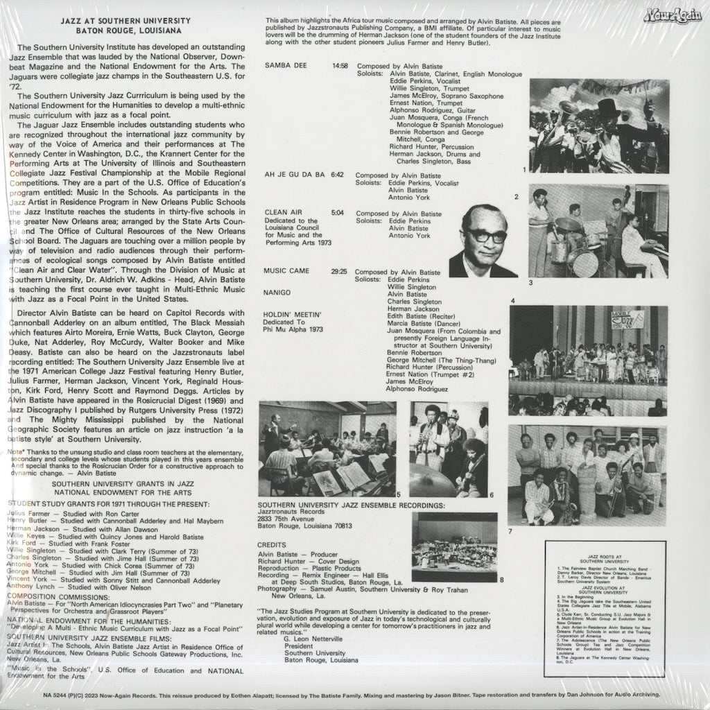 The Southern University Jazz Ensemble / Goes To Africa With Love -2LP (NA5244)