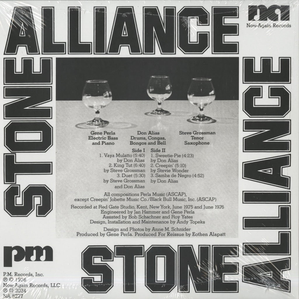 Stone Alliance - Stone Alliance 1976 (NA5277) LP 1976/2024 US Now Again Records|新品LP
