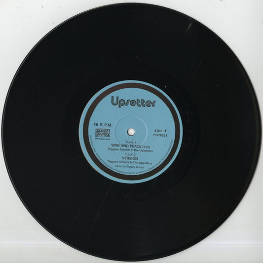Diggory Kenrick & The Upsetters – War and Peace (PSTI021) 10inch 2015 UK Pressure Sounds