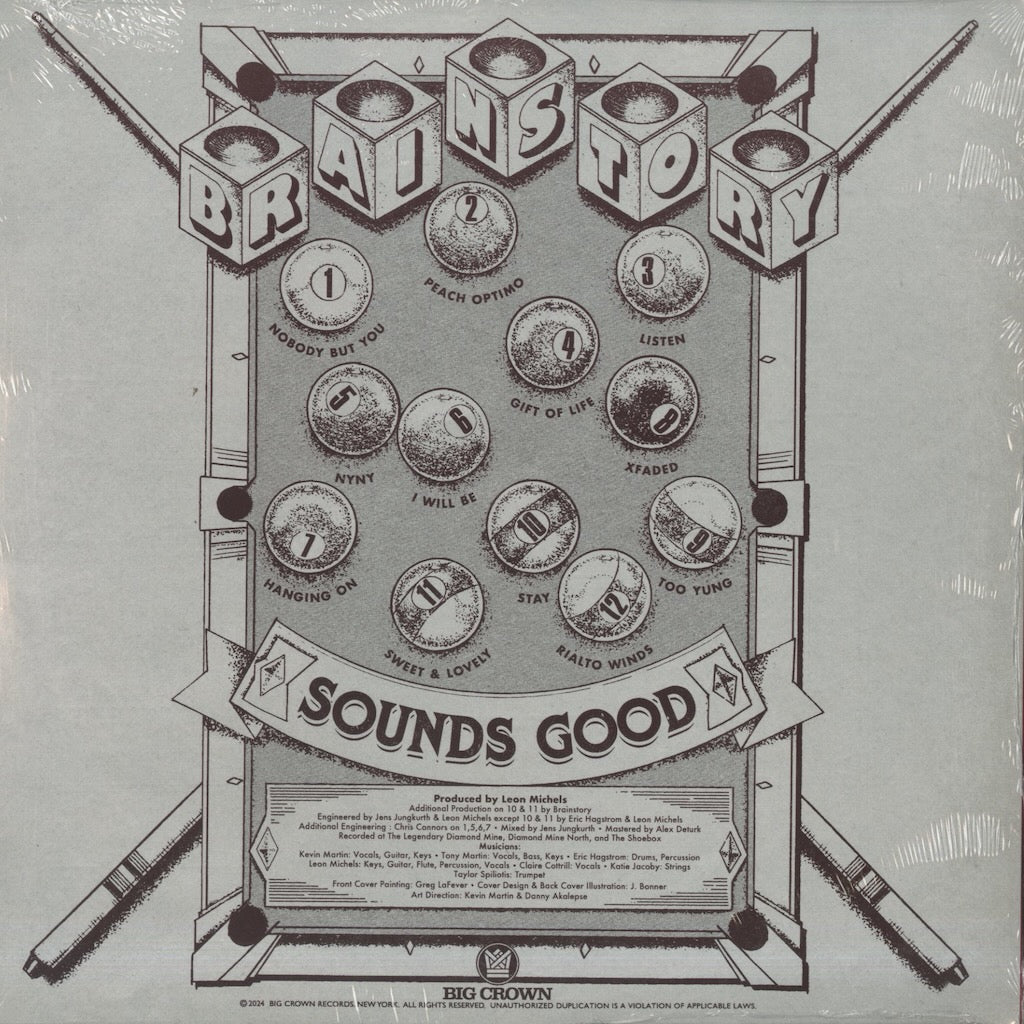 Brainstory / ブレインストーリー / Sounds Good - Green Vinyl (BC112-LP-C2)