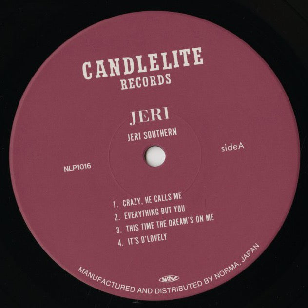 Jeri Southern / ジェリ・サザーン / Jeri (NLP1016)