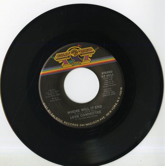 Love Committee - Law And Order / Where Will It End (G7 4011) 1978 US Gold Mind|中古7inch