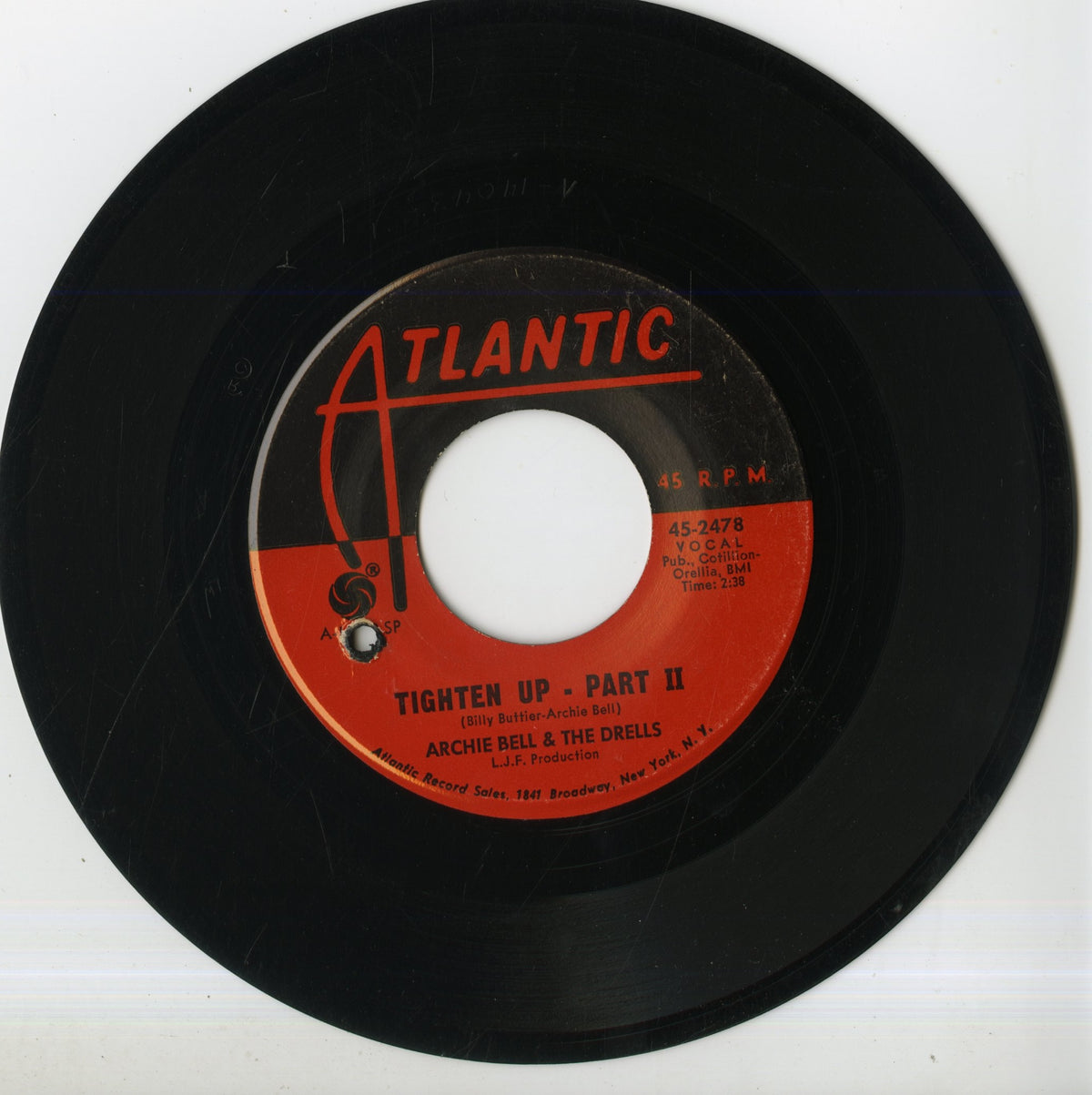 Archie Bell & The Drells / アーチー・ベル&ザ・ドレルズ / Tighten Up -7 (45-2478)