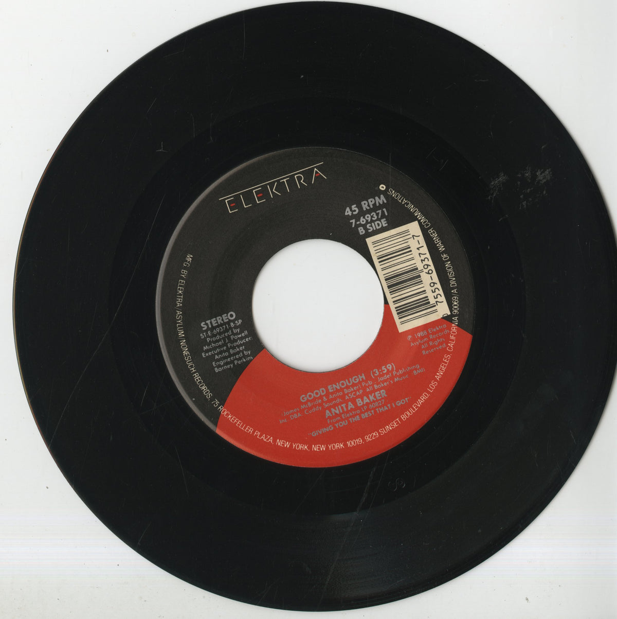 Anita Baker / アニタ・ベイカー / Giving You The Best That I Got -7 (7-69371)
