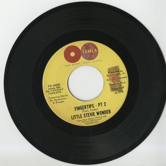 Little Stevie Wonder - Fingertips (part1&2) (T 54080) 1963 US Tamla|中古7"