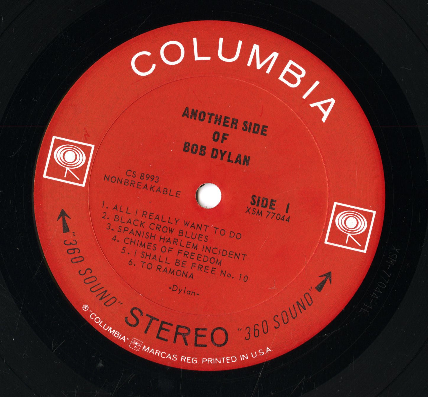Bob Dylan / ボブ・ディラン / Another Side Of Bob Dylan (CS 8993)