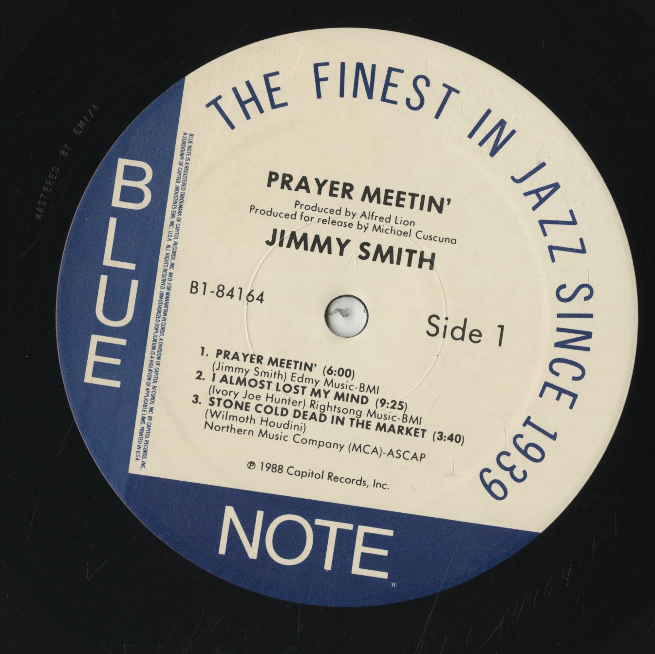 Jimmy Smith / ジミー・スミス / Prayer Meetin’ (B1-84164)