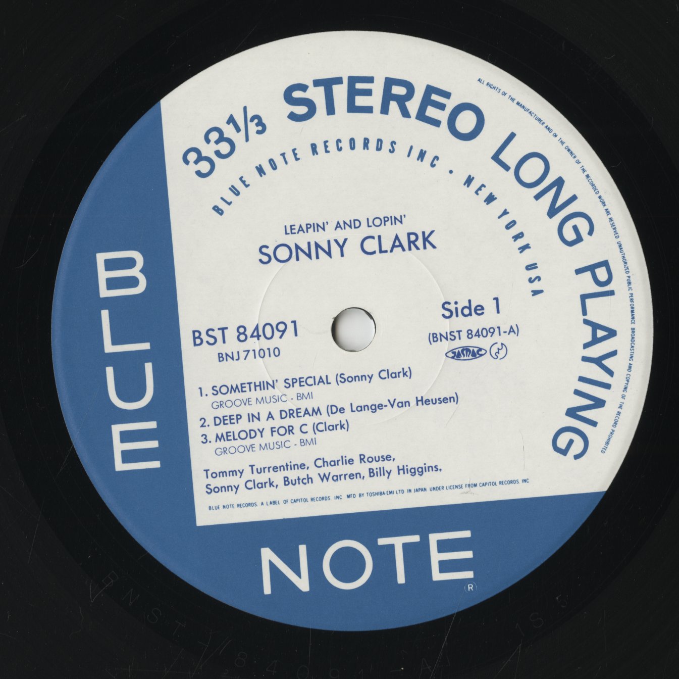 Sonny Clark / ソニー・クラーク / Leapin' And Lopin' (BNJ-71010)