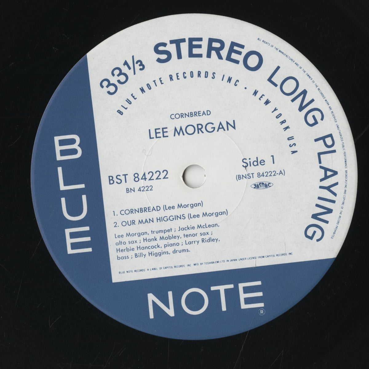 Lee Morgan / リー・モーガン / Cornbread (BN-4222)