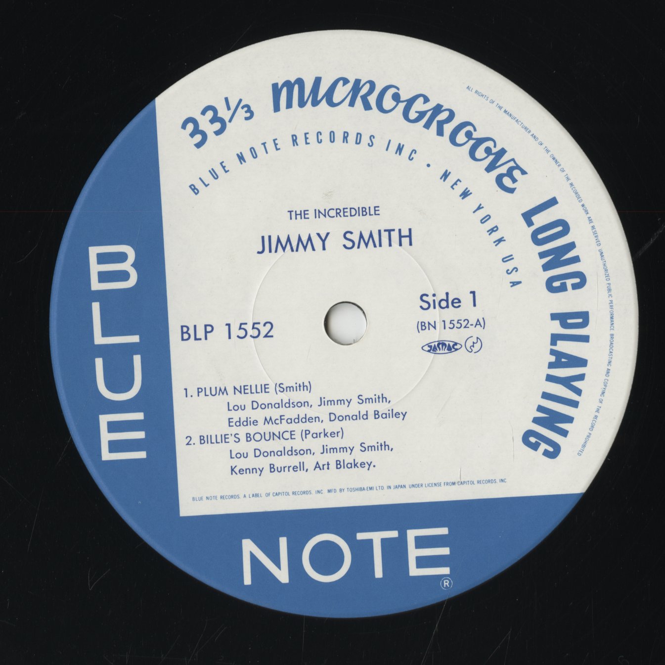 Jimmy Smith / ジミー・スミス / At The Organ Volume 2 (BLP 1552)