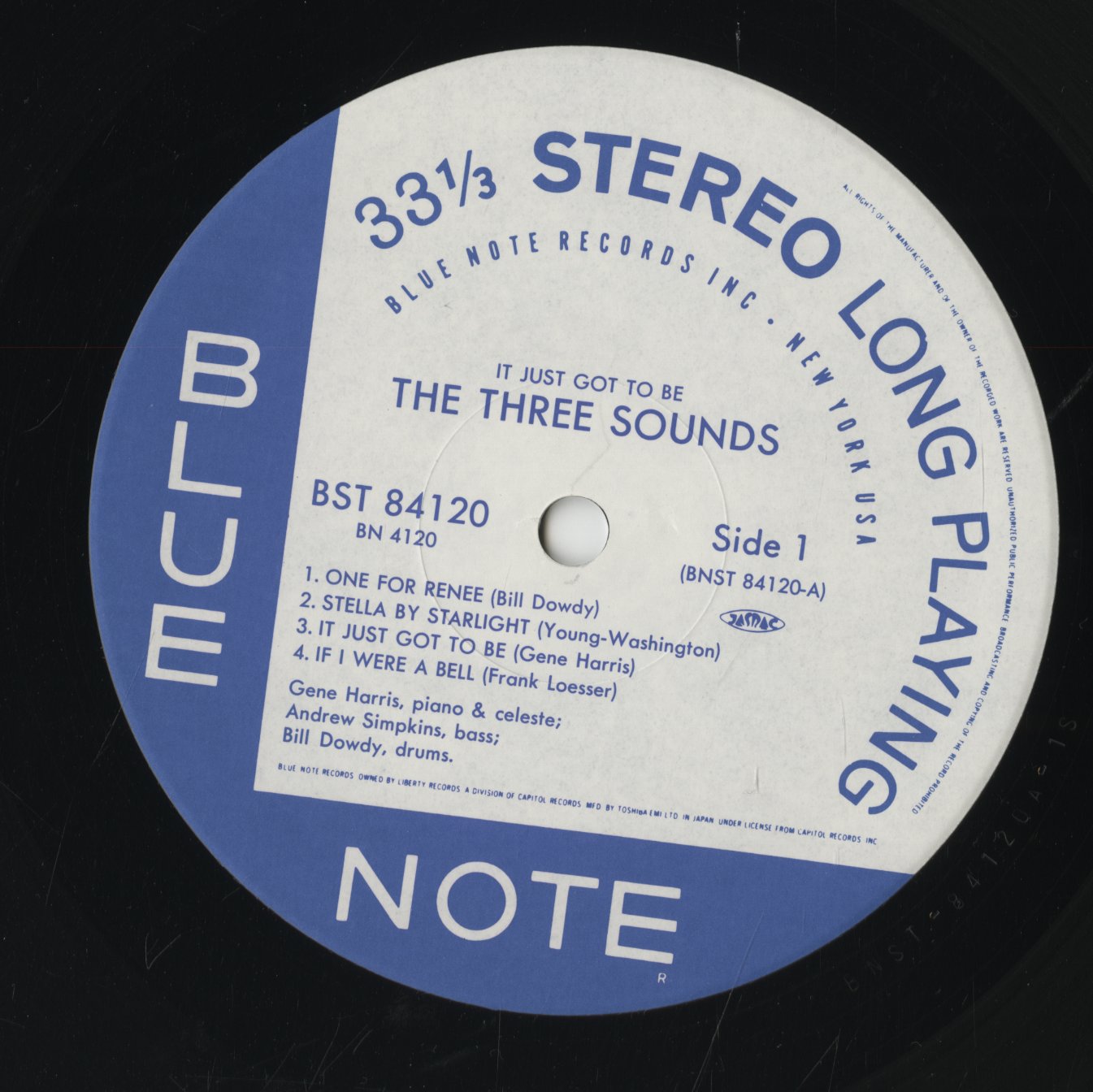 The Three Sounds / スリー・サウンズ / It Just Got To Be (BN 4120)