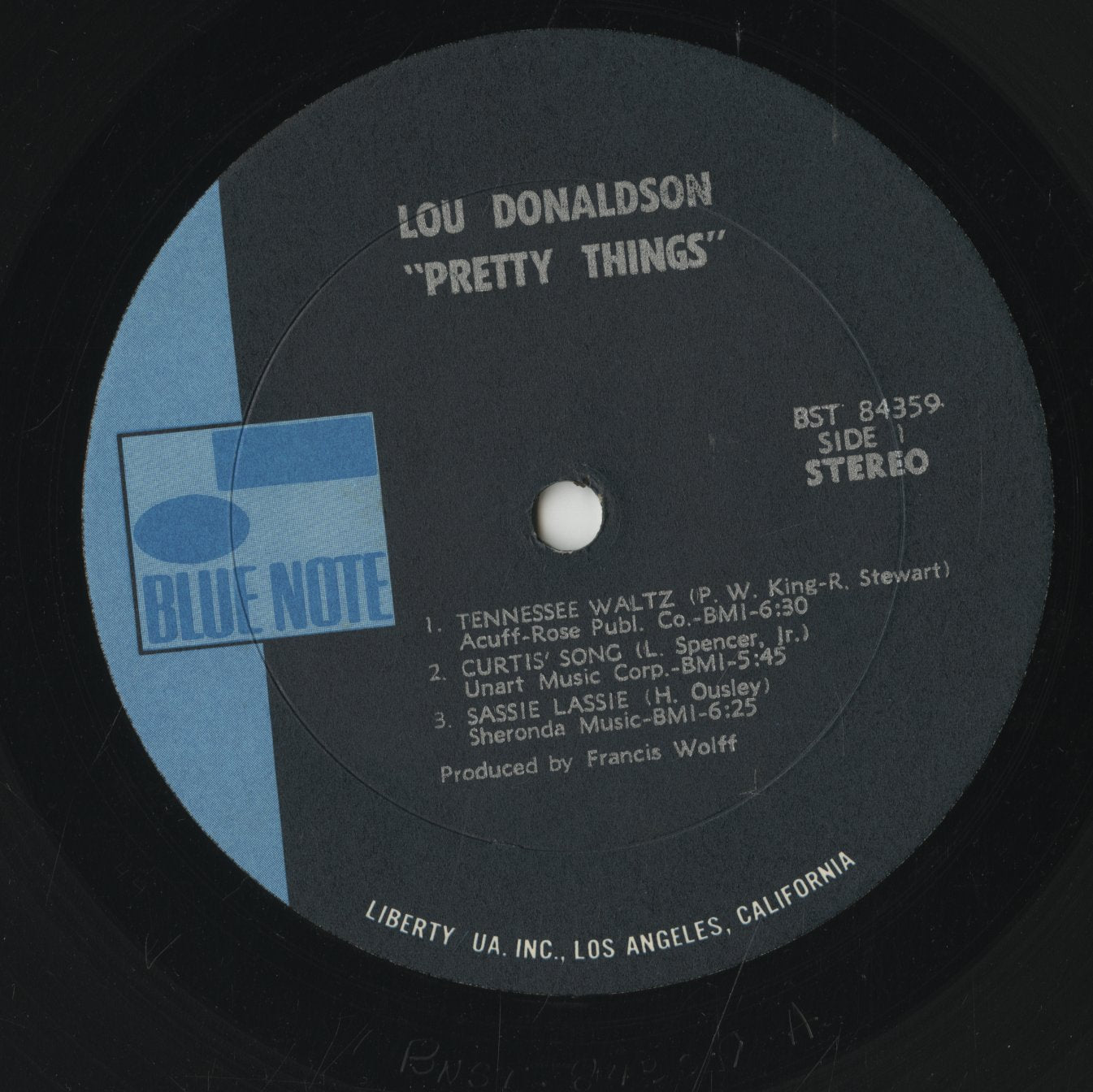 Lou Donaldson / ルー・ドナルドソン / Pretty Things (BST 84259)