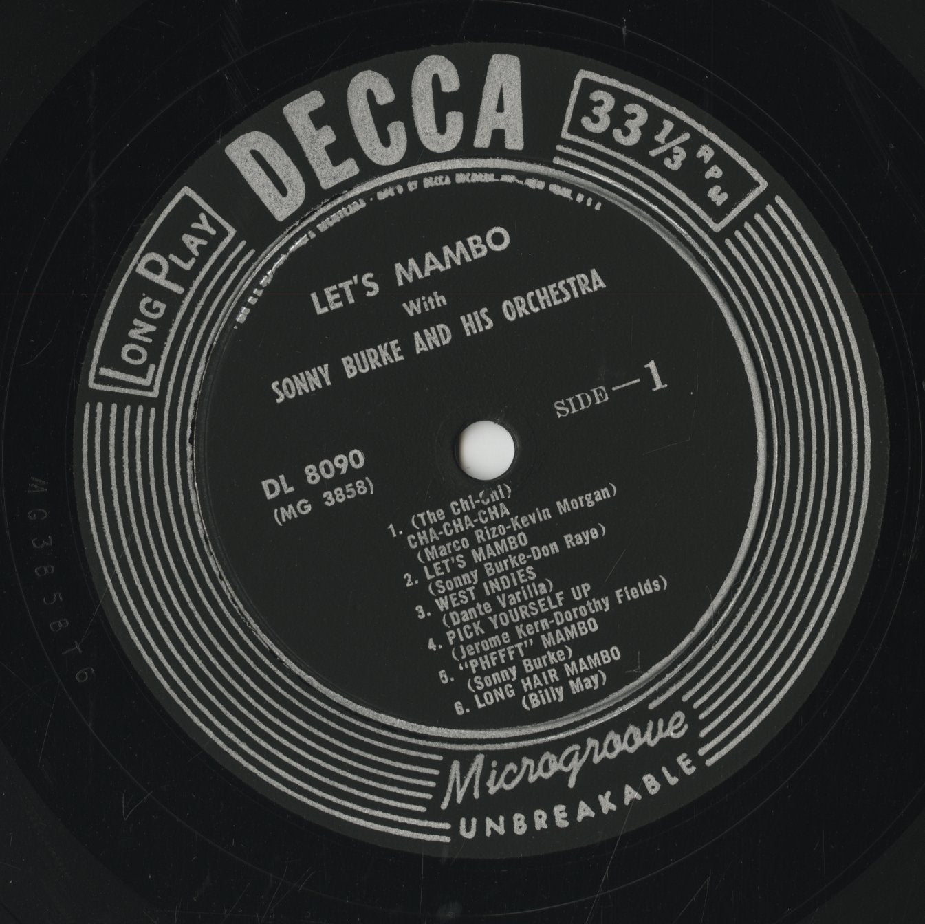 Sonny Burke And His Orchestra / ソニー・バーク / Let's Mambo(DL 8090)