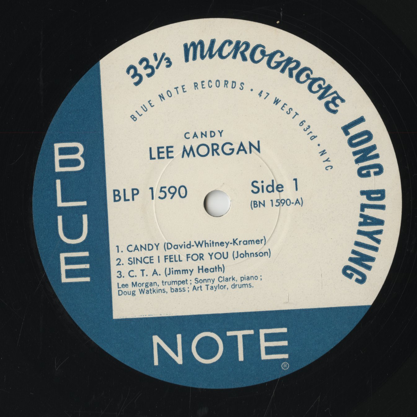 Lee Morgan / リー・モーガン / Candy (BLP-1590)