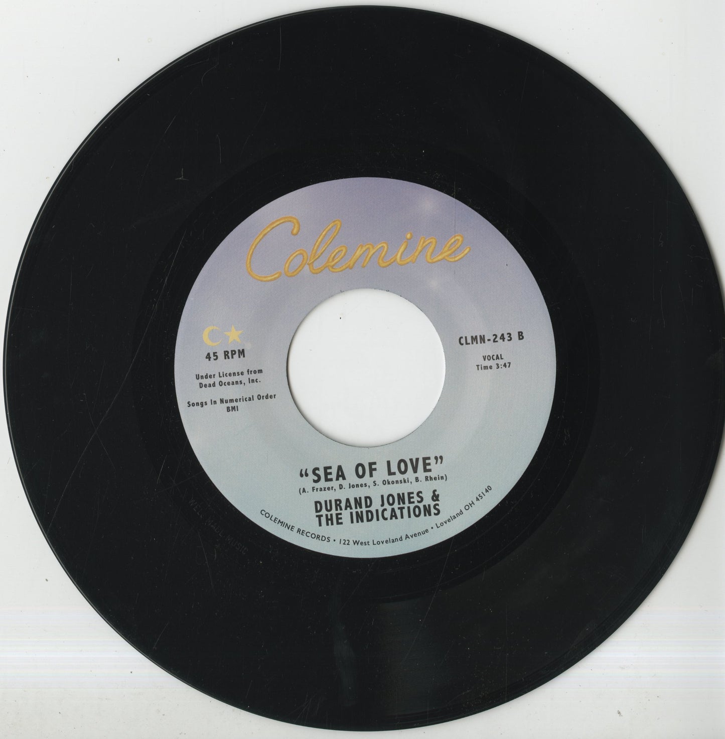 Durand Jones & The Indications – Private Space / Sea Of Love -7 (CLMN-243) 7inch US | 新品7inch