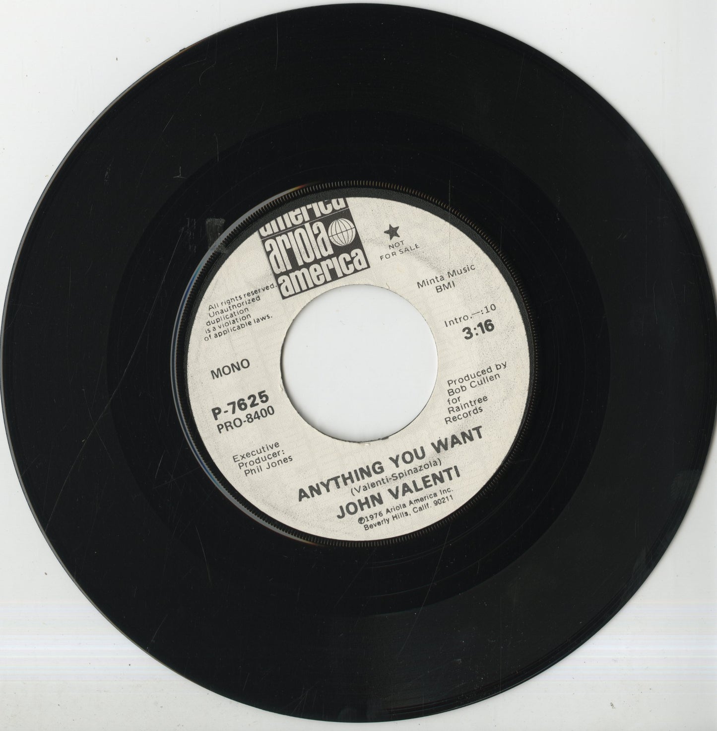 John Valenti / ジョン・ヴァレンティ / Anything You Want -7 (P-7625)
