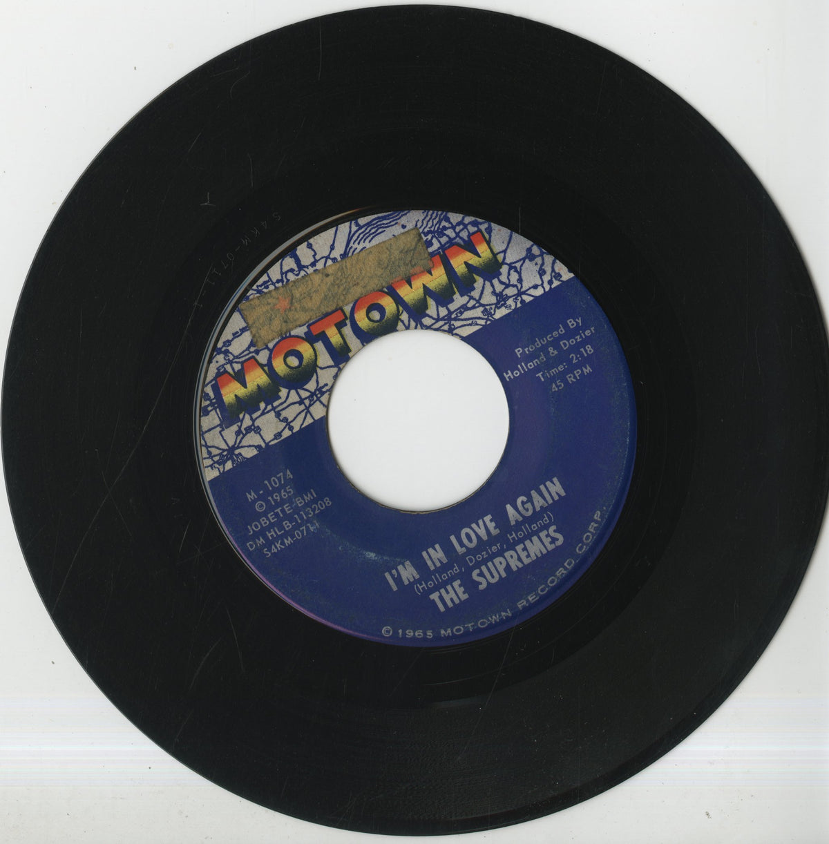 The Supremes / シュプリームス / Stop! In The Name Of Love -7 (M 1074)