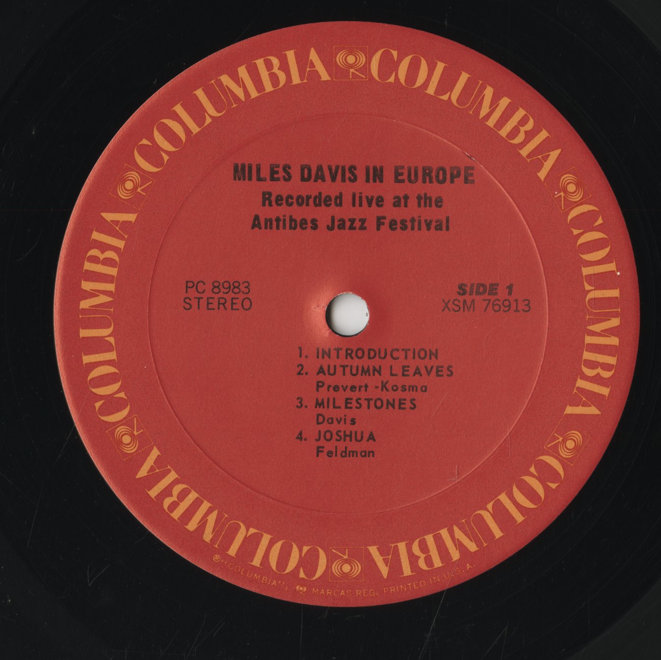 Miles Davis / マイルス・デイヴィス / In Europe (PC 8983)