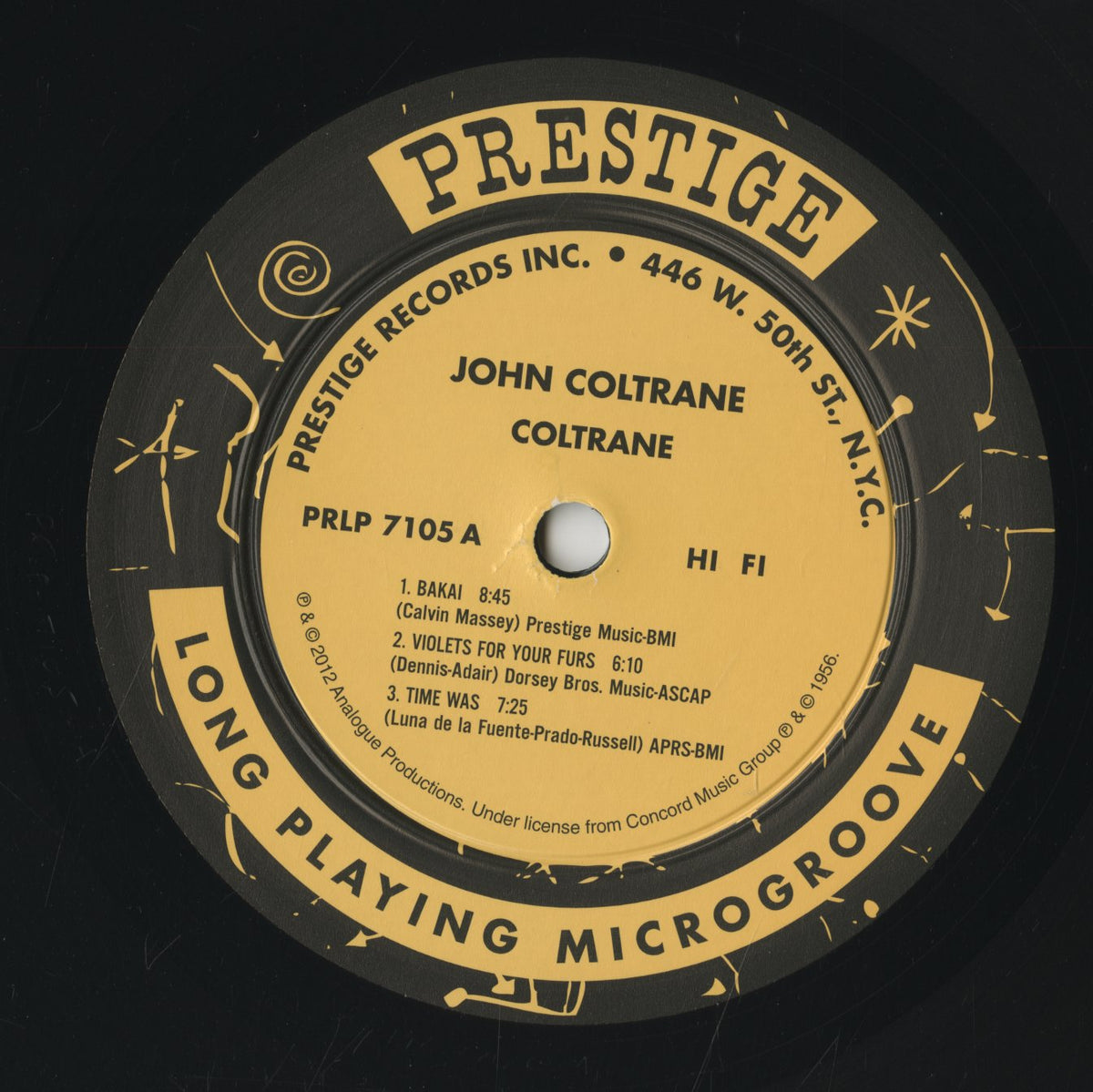 John Coltrane / ジョン・コルトレーン / Coltrane (1957) (PRLP 7105)