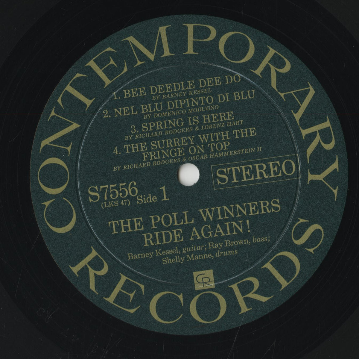 Barney Kessel / バーニー・ケッセル / The Poll Winners Ride Again! (S7556)