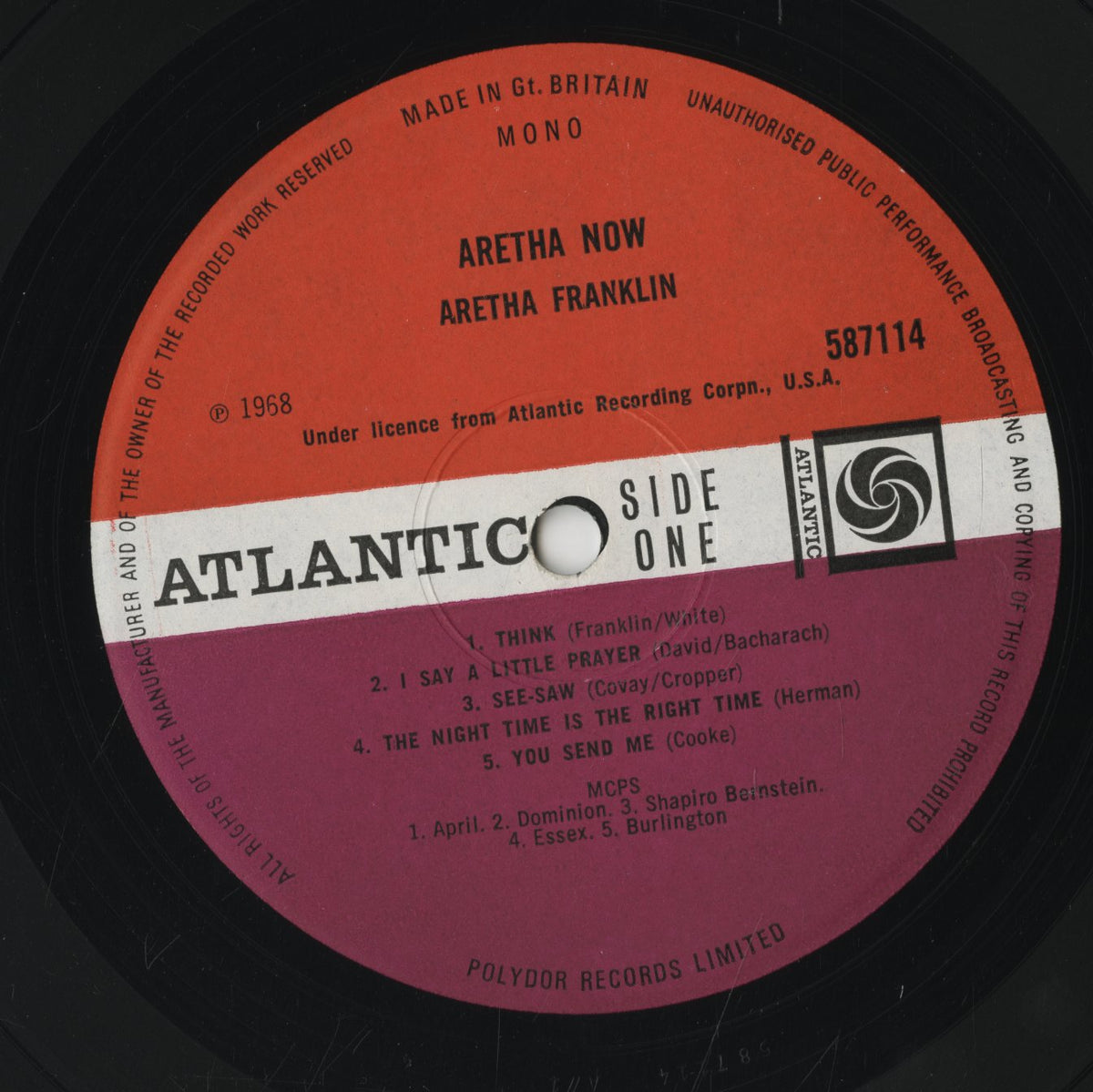 Aretha Franklin / アレサ・フランクリン / Aretha Now (587114)