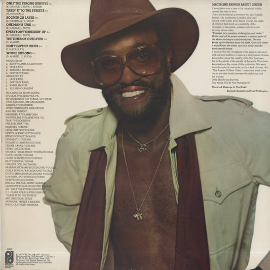 Billy Paul - Only The Strong Survive (PZ 34923) 1977 US Philadelphia International|中古LP