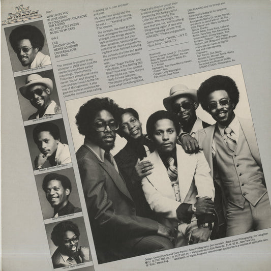 The Joneses - The Joneses (PE 34898) 1977 US Epic|中古LP