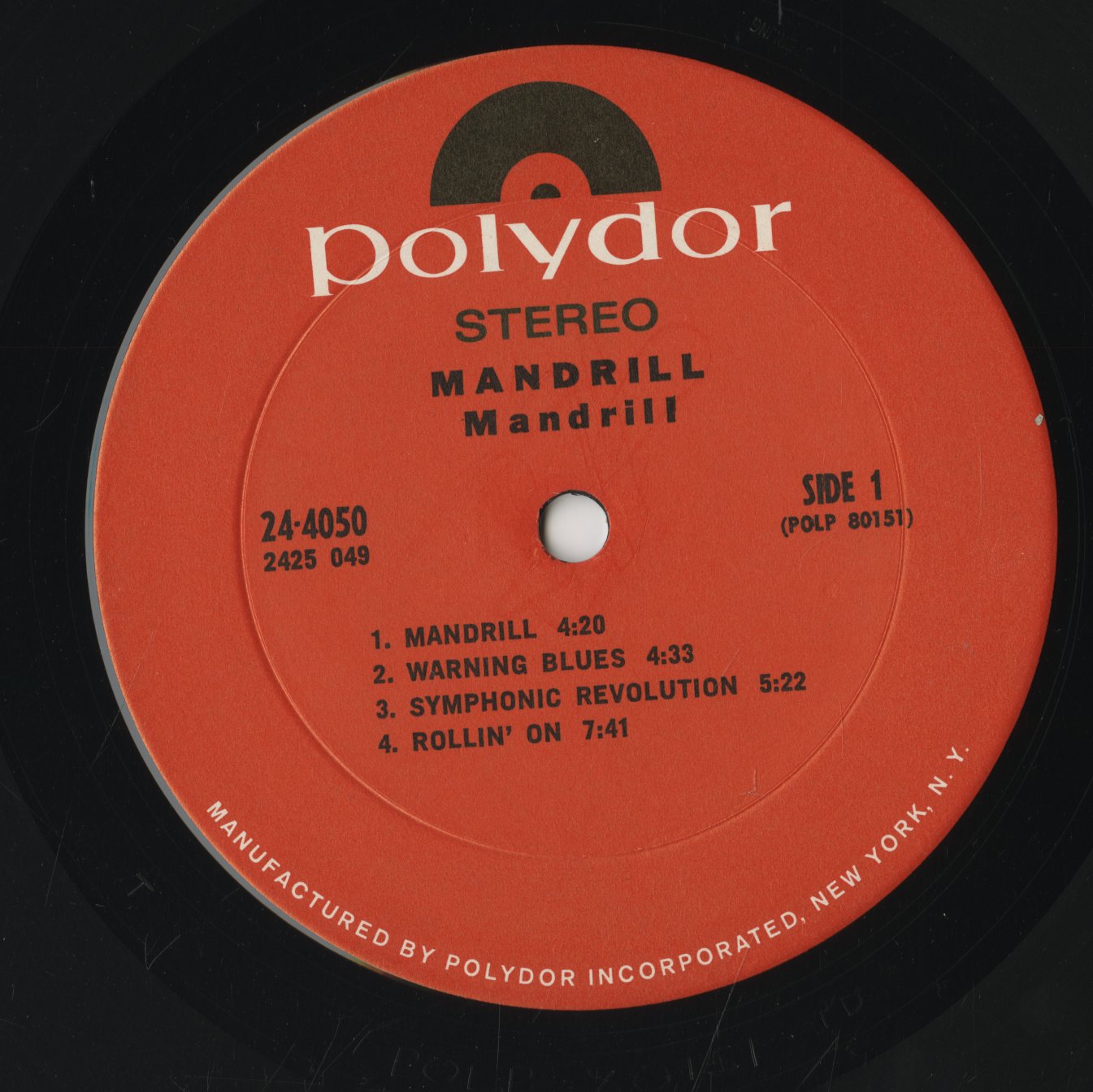 Mandrill / マンドリル / Mandrill (1971) (24-4050)