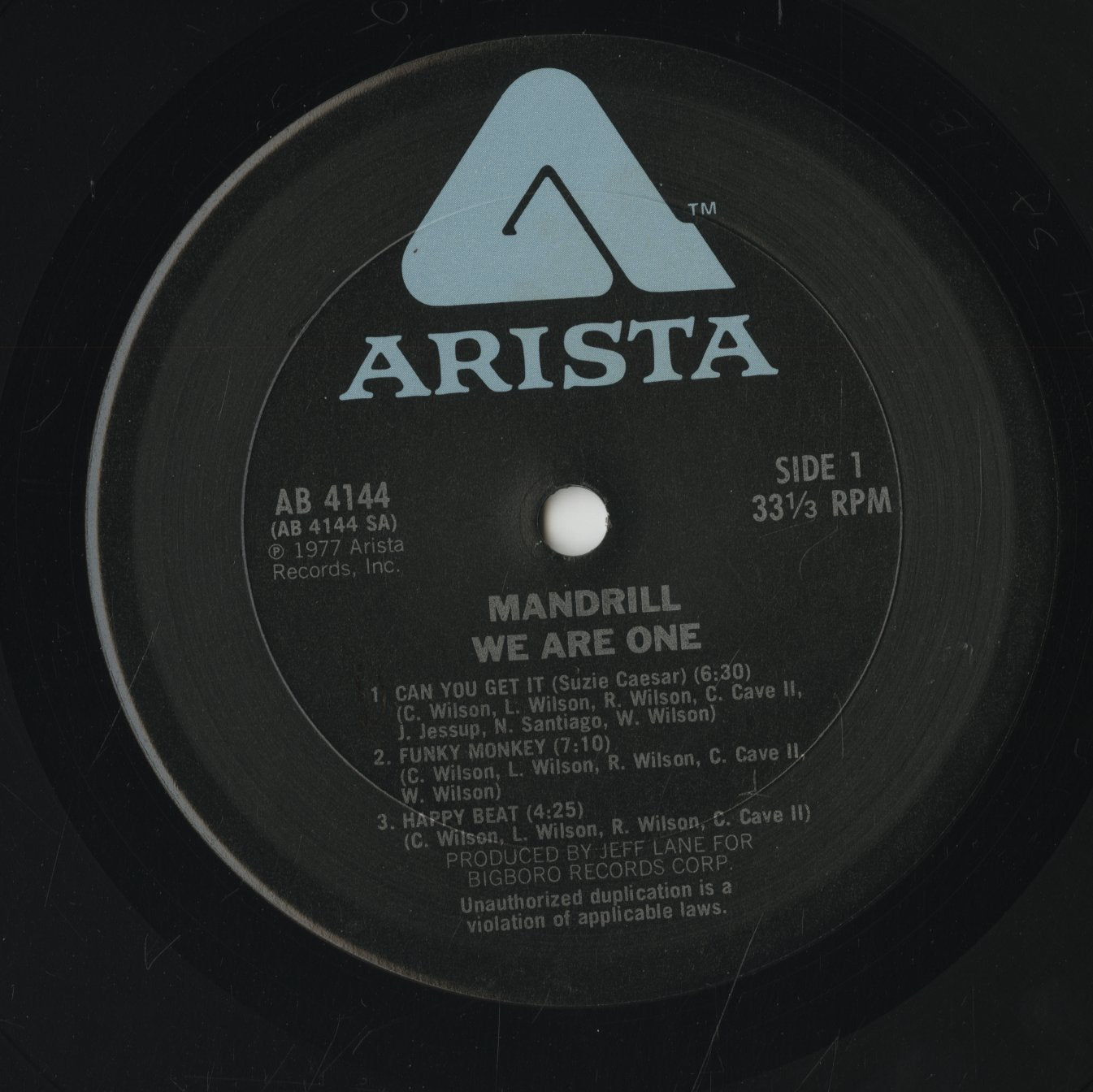 Mandrill / マンドリル / We Are One (AB 4144)