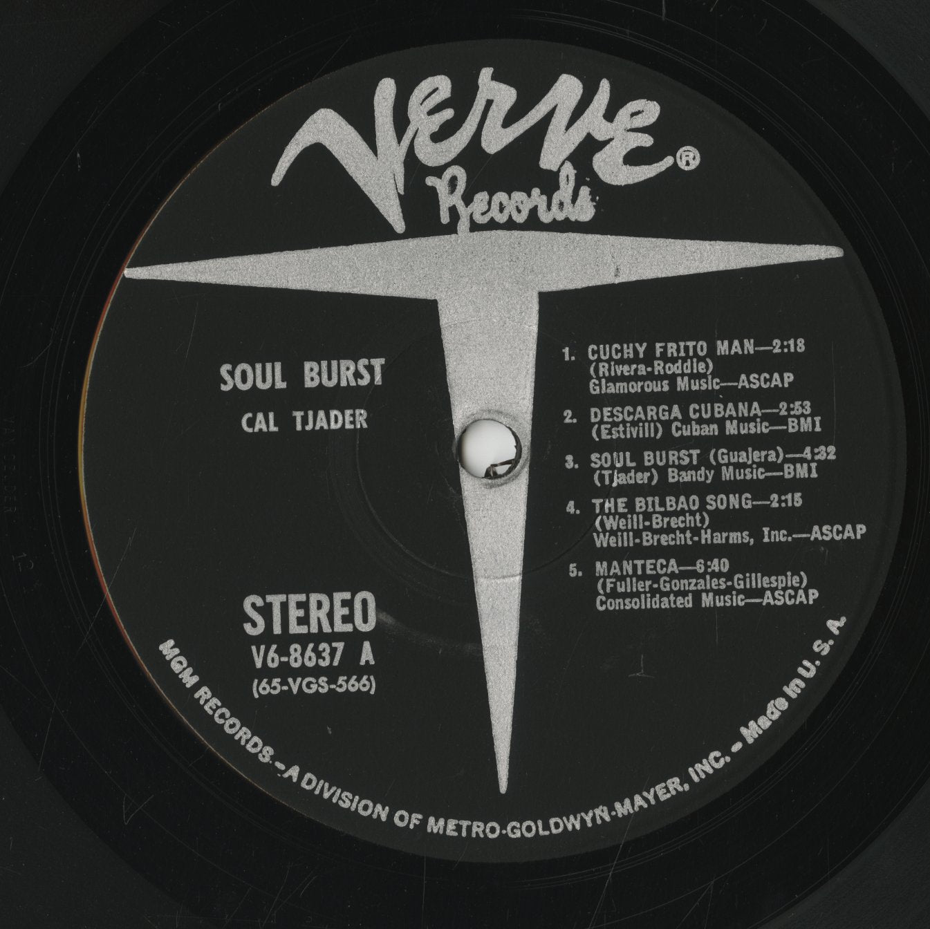 Cal Tjader / カル・ジェイダー / Soul Burst (V6-8637)